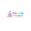 Colorful Factoria De Azucar logo of bicycle, pelican, and text.